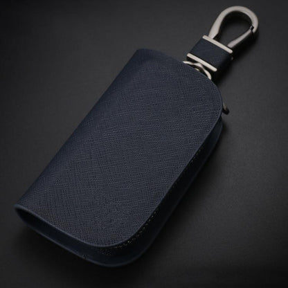 Universal Car Key Case Car Key Cowhide Leather Protective Cover(Dark Green) - Car Key Cases by buy2fix | Online Shopping UK | buy2fix