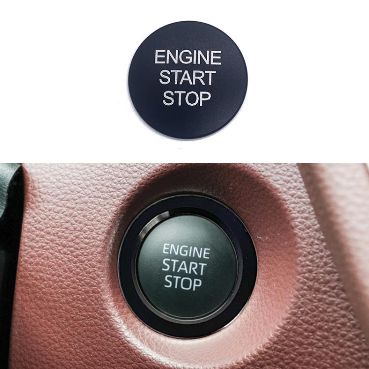 For Toyota Corolla Cross / Yaris Car One-key Start Engine Key Ignition Switch Decorative Ring Cover, Style:Gasoline Version(Black) - Decoration Rings by buy2fix | Online Shopping UK | buy2fix