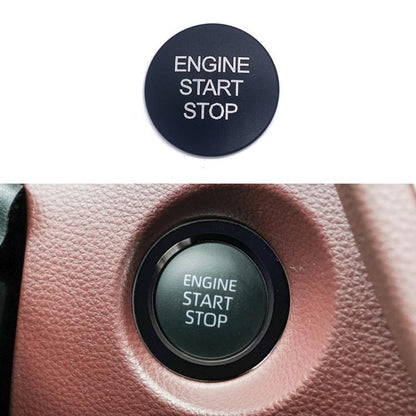 For Toyota Corolla Cross / Yaris Car One-key Start Engine Key Ignition Switch Decorative Ring Cover, Style:Gasoline Version(Black) - Decoration Rings by buy2fix | Online Shopping UK | buy2fix