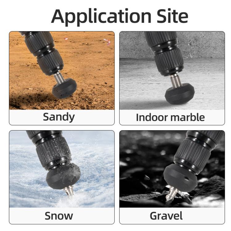 BEXIN FT-13 3/8 Screw Rubber Feet Pads Tripod Anti-Slip Foot Pad(Black) - Other Accessories by BEXIN | Online Shopping UK | buy2fix