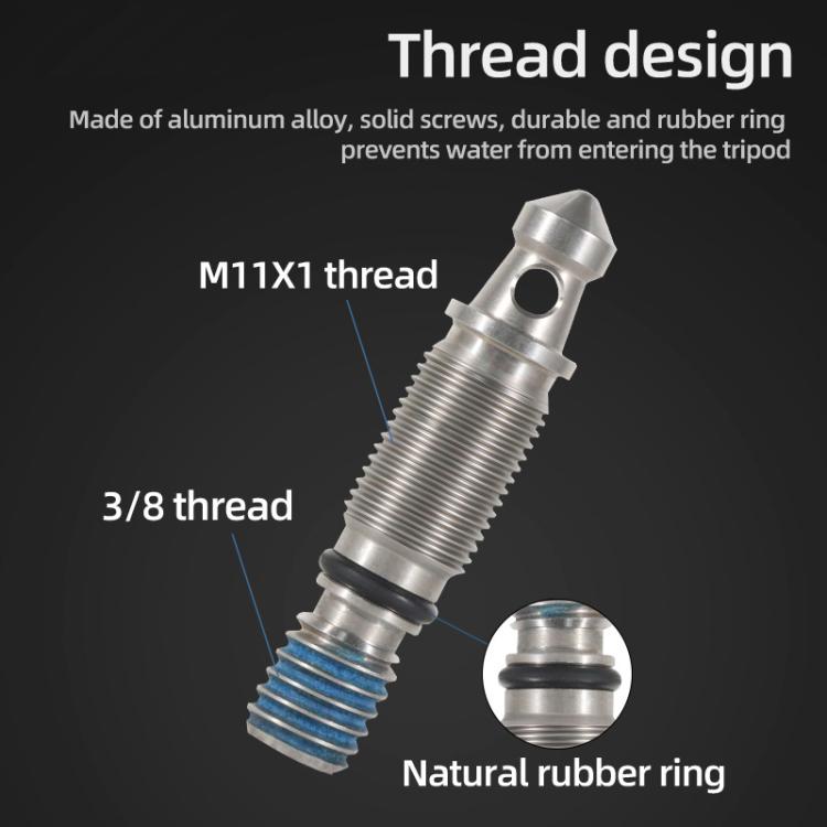 BEXIN FT-13 3/8 Screw Rubber Feet Pads Tripod Anti-Slip Foot Pad(Black) - Other Accessories by BEXIN | Online Shopping UK | buy2fix