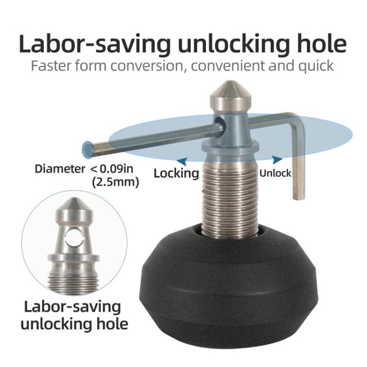 BEXIN FT-13 3/8 Screw Rubber Feet Pads Tripod Anti-Slip Foot Pad(Black) - Other Accessories by BEXIN | Online Shopping UK | buy2fix