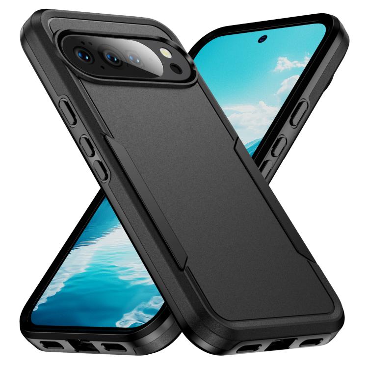 For Google Pixel 10 Pro Pioneer Armor Heavy Duty PC + TPU Phone Case(Black) - Google Cases by buy2fix | Online Shopping UK | buy2fix