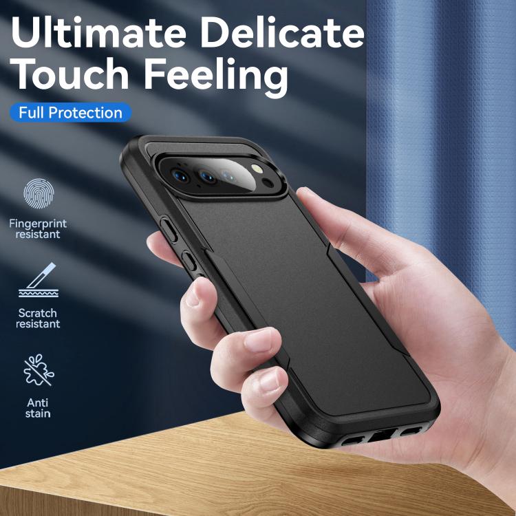 For Google Pixel 10 Pro Pioneer Armor Heavy Duty PC + TPU Phone Case(Black) - Google Cases by buy2fix | Online Shopping UK | buy2fix