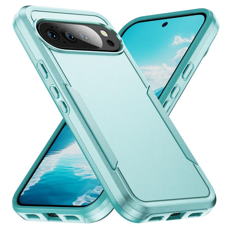 For Google Pixel 10 Pro Pioneer Armor Heavy Duty PC + TPU Phone Case(Green) - Google Cases by buy2fix | Online Shopping UK | buy2fix