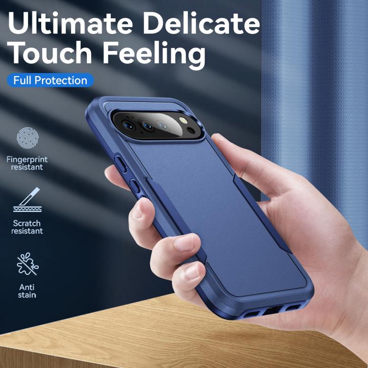 For Google Pixel 10 Pro XL Pioneer Armor Heavy Duty PC + TPU Phone Case(Blue) - Google Cases by buy2fix | Online Shopping UK | buy2fix