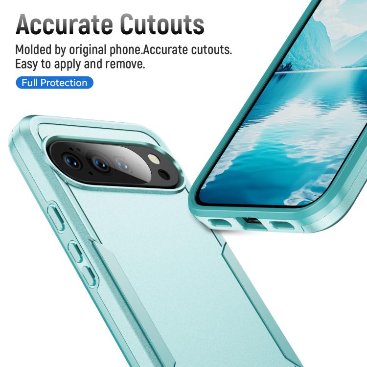 For Google Pixel 10 Pro XL Pioneer Armor Heavy Duty PC + TPU Phone Case(Green) - Google Cases by buy2fix | Online Shopping UK | buy2fix