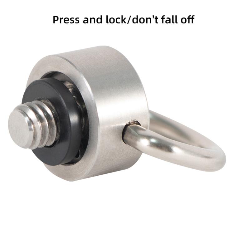 BEXIN LS020 Quick Release Plate Screws 1/4 inch C-Ring Adapter Mount Screws(Steel Color) - Other Accessories by BEXIN | Online Shopping UK | buy2fix