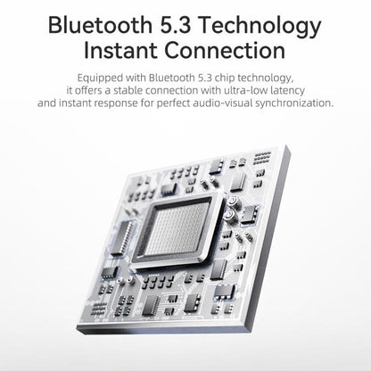 ROCK EB710 RAU0788 Bluetooth 5.3 Wireless Earphones(White) - Bluetooth Earphone by ROCK | Online Shopping UK | buy2fix