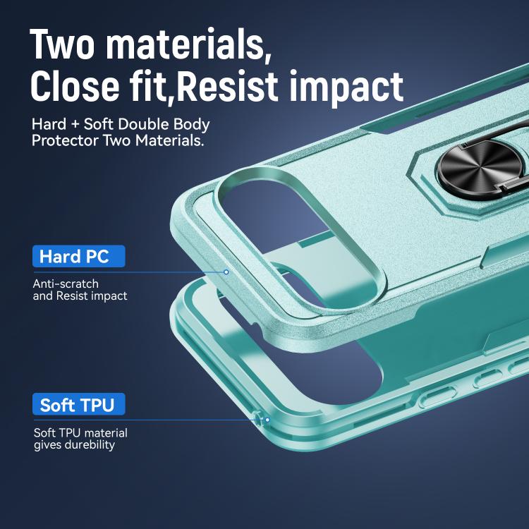 For Google Pixel 10 Pro Pioneer Armor Heavy Duty PC + TPU Phone Case with Holder(Green) - Google Cases by buy2fix | Online Shopping UK | buy2fix