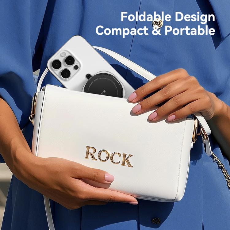 ROCK Q16 RPH1016 Car Electric Vacuum Suction Cup Magnetic Phone Holder(Black) - Universal Car Holders by ROCK | Online Shopping UK | buy2fix