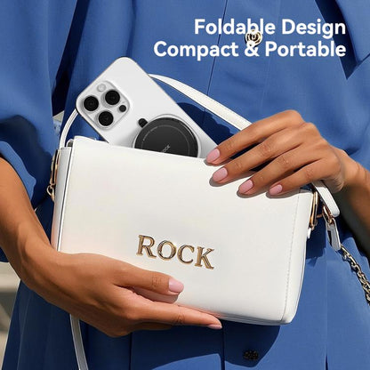 ROCK Q16 RPH1016 Car Electric Vacuum Suction Cup Magnetic Phone Holder(Black) - Universal Car Holders by ROCK | Online Shopping UK | buy2fix