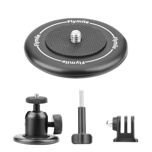 Strong Magnetic Round Base Kit Aluminum Alloy Desktop Base - Mount & Holder by buy2fix | Online Shopping UK | buy2fix