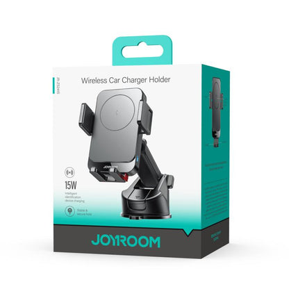 JOYROOM JR-ZS241S 15W Car Wireless Charging Holder(Black) - Wireless Charger Holders by JOYROOM | Online Shopping UK | buy2fix