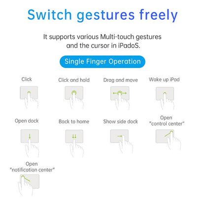 For iPad 2025 / 2022 U8 Magic Folio Ultra-thin RGB Backlight Touchpad BT Keyboard Leather Case(Black) - For iPad Pro by buy2fix | Online Shopping UK | buy2fix