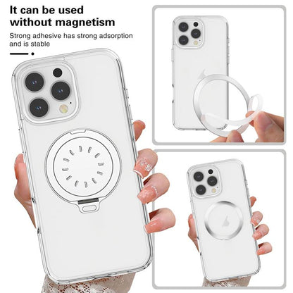 Magnetic MagSafe Aluminum Alloy Aromatherapy Mirror Bracket with Straps(Pink) - Ring Holder by buy2fix | Online Shopping UK | buy2fix