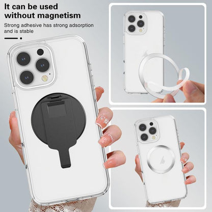 Magnetic MagSafe Phone Holder Belt Clip Electroplating Mirror Bracket(Rose Gold) - Ring Holder by buy2fix | Online Shopping UK | buy2fix