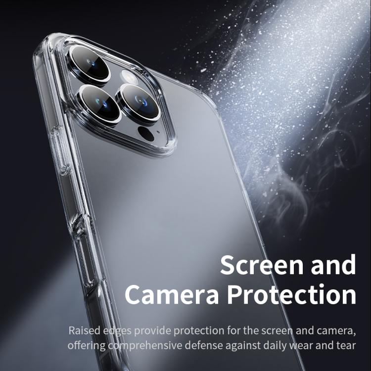 For iPhone 16 Plus ROCK Pure Series Clear PC Hybrid TPU Phone Case(Transparent) - iPhone 16 Plus Cases by ROCK | Online Shopping UK | buy2fix