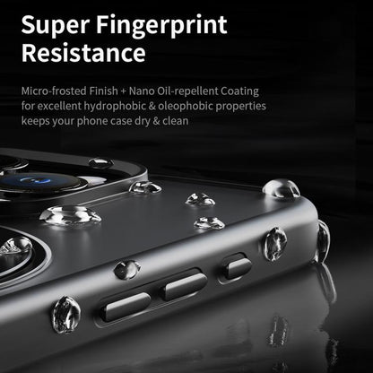 For iPhone 16 Pro ROCK YouDun Series Skin Feel Rotating MagSafe Holder PC Hybrid TPU Phone Case(Grey) - iPhone 16 Pro Cases by ROCK | Online Shopping UK | buy2fix