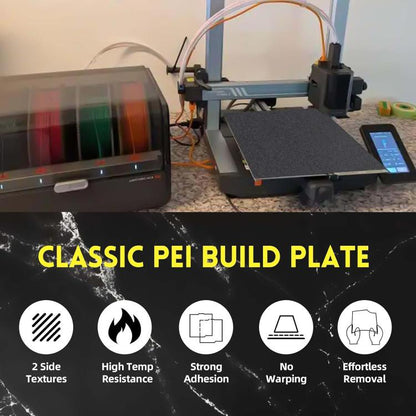 3D Printer Build Plate Spring Steel Sheet For ANYCUBIC 268x256mm, Style:Black / PEI Coating - Parts by buy2fix | Online Shopping UK | buy2fix