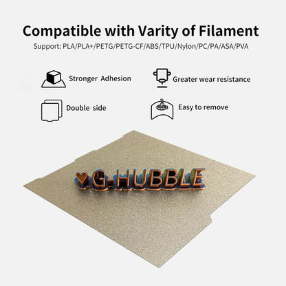 3D Printer Build Plate Spring Steel Sheet For ANYCUBIC 268x256mm, Style:PEI Coating + PEI Film - Parts by buy2fix | Online Shopping UK | buy2fix