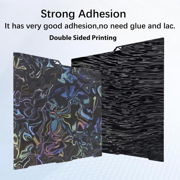 3D Printer Build Plate Spring Steel Sheet For ANYCUBIC 268x256mm, Style:Satin + Water Ripple PRN Film - Parts by buy2fix | Online Shopping UK | buy2fix