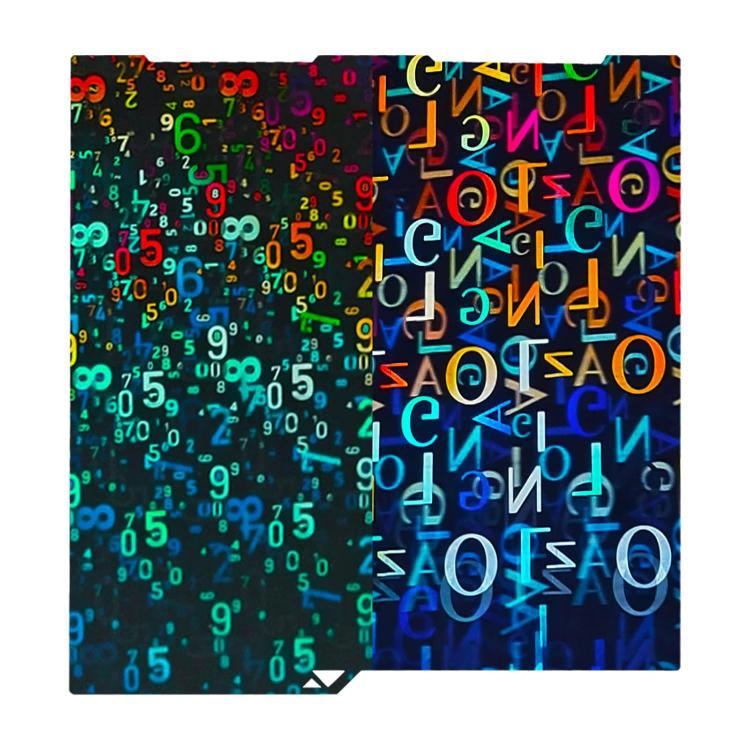 3D Printer Build Plate Spring Steel Sheet For ANYCUBIC 268x256mm, Style:Number + Letter Film - Parts by buy2fix | Online Shopping UK | buy2fix