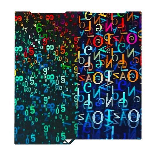 3D Printer Build Plate Spring Steel Sheet For ANYCUBIC 268x256mm, Style:Number + Letter Film - Parts by buy2fix | Online Shopping UK | buy2fix