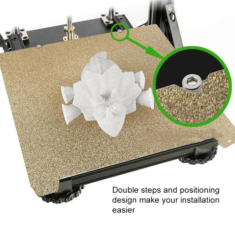 3D Printer Build Plate Spring Steel Sheet For Creality 235x235mm, Style:PEI Double-sided Coating - Parts by buy2fix | Online Shopping UK | buy2fix