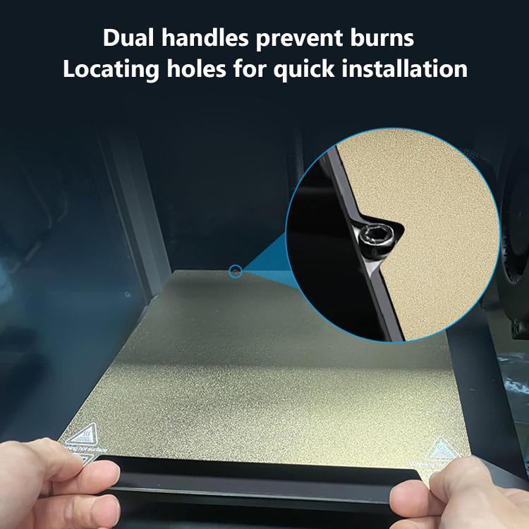 3D Printer Build Plate Spring Steel Sheet For Creality 235x235mm, Style:PEI Coating + PEO Film - Parts by buy2fix | Online Shopping UK | buy2fix