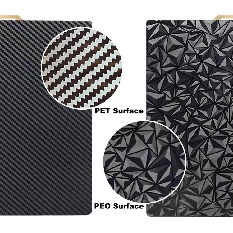 PET Carbon Fiber PEO Diamond Film Double-Sided 3D Printer Build Plate, Size:220x220mm - Parts by buy2fix | Online Shopping UK | buy2fix
