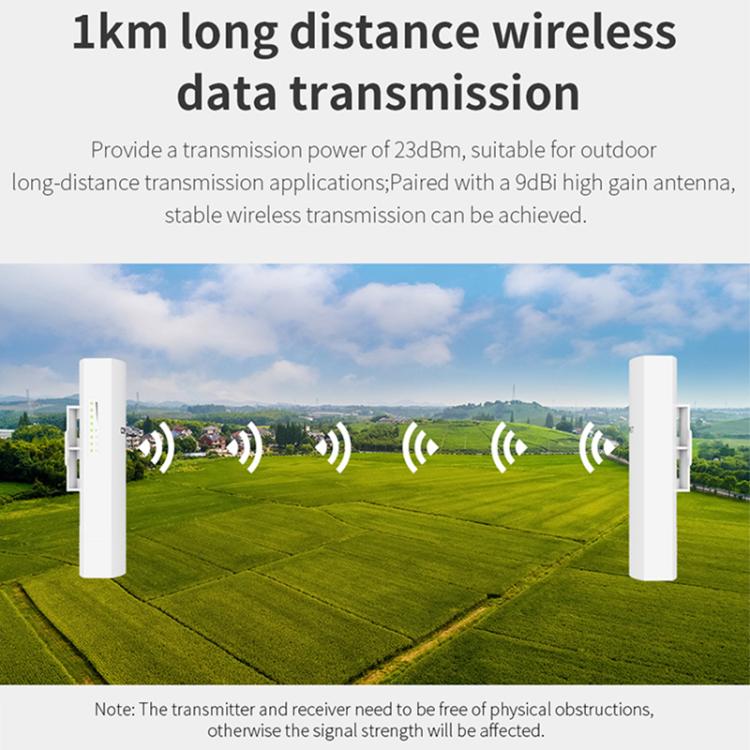 COMFAST CF-E112N V2 2.4GHz 300Mbps 9dBi Monitoring Bridge Set, Plug:UK Plug - Wireless Routers by COMFAST | Online Shopping UK | buy2fix