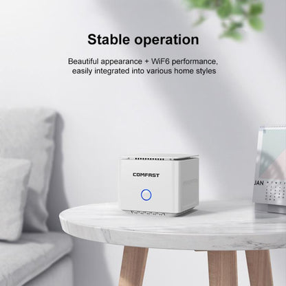 COMFAST CF-WR653AX 1500Mbps 2.4GHz / 5.8GHz Dual-Band Gigabit WiFi 6 Mesh Router, Plug:UK Plug - Wireless Routers by COMFAST | Online Shopping UK | buy2fix