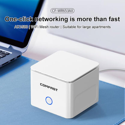 COMFAST CF-WR653AX 1500Mbps 2.4GHz / 5.8GHz Dual-Band Gigabit WiFi 6 Mesh Router, Plug:US Plug - Wireless Routers by COMFAST | Online Shopping UK | buy2fix