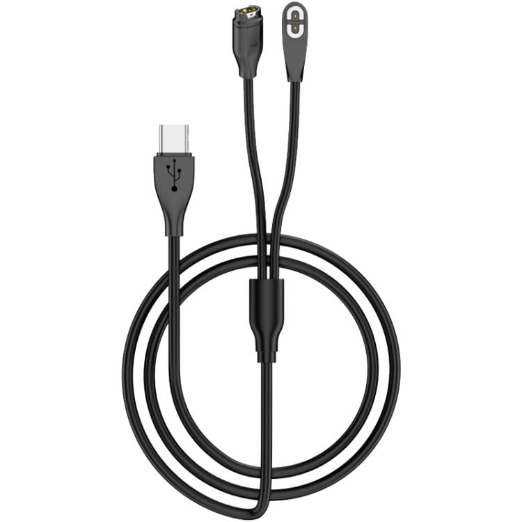2 in 1 Earphone & Smart Watch Charging Adapter Cable for Shokz & Garmin, Interface:Type-C - Earphone Adapter by buy2fix | Online Shopping UK | buy2fix