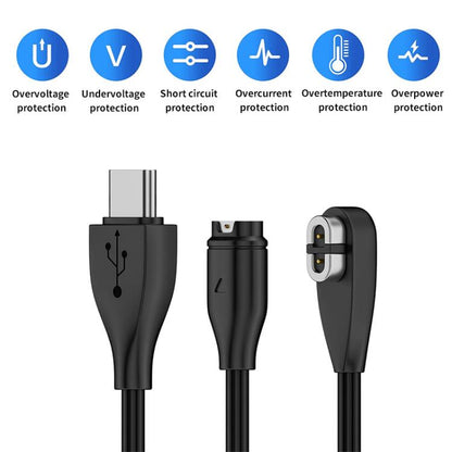 2 in 1 Earphone & Smart Watch Charging Adapter Cable for Shokz & Garmin, Interface:USB - Earphone Adapter by buy2fix | Online Shopping UK | buy2fix