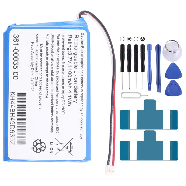 For Garmin Edge 800 810 361-00035-00 361-00035-07 361-00035-03 1100mAh Battery Replacement - For Watch by buy2fix | Online Shopping UK | buy2fix