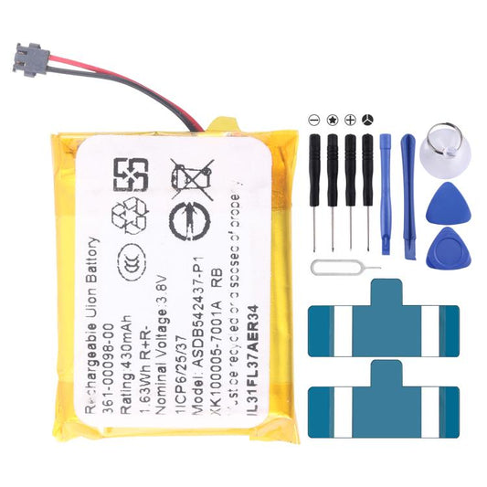 For Garmin Fenix 5X / 5s Plus 361-00098-00 500mAh Battery Replacement - For Watch by buy2fix | Online Shopping UK | buy2fix