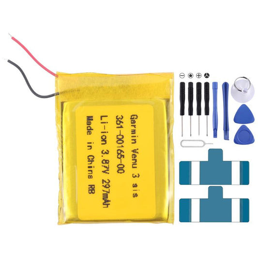 For Garmin Venu 3 sis 361-00165-00 297mAh Battery Replacement - For Watch by buy2fix | Online Shopping UK | buy2fix