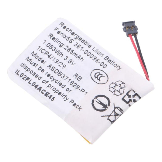 For Garmin Fenix 5S 361-00096-00 285mA Battery Replacement - For Watch by buy2fix | Online Shopping UK | buy2fix