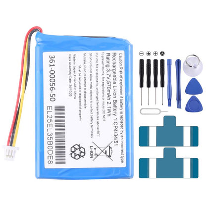 For Garmin Drive50LM/51LMT/52LMGPS 361-00056-50 570mAh Battery Replacement - Others by buy2fix | Online Shopping UK | buy2fix