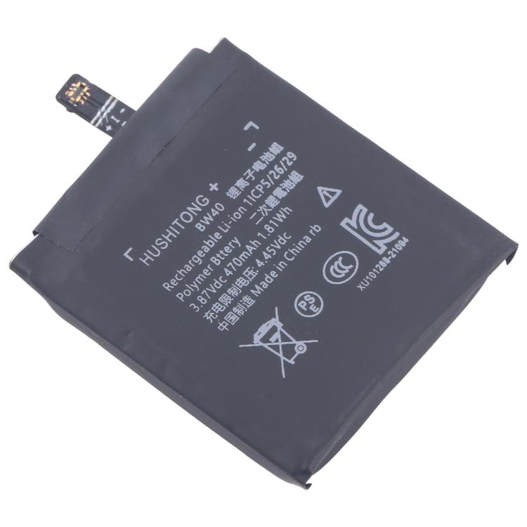 For Xiaomi S1 / Color 2 BW40 470mAh Battery Replacement - For Watch by buy2fix | Online Shopping UK | buy2fix