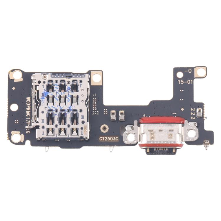 For Realme GT7 5G Charging Port Board With SIM Card Holder Socket, Not Supporting Fast Charging - Small Board by buy2fix | Online Shopping UK | buy2fix