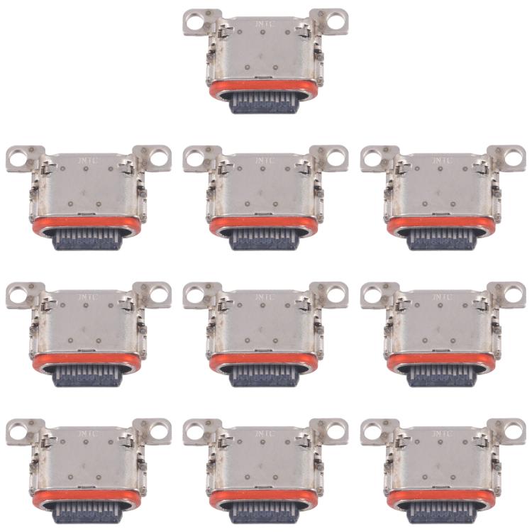 For Samsung Galaxy S21+ SM-G996B 10pcs Original Charging Port Connector - Tail Connector by buy2fix | Online Shopping UK | buy2fix