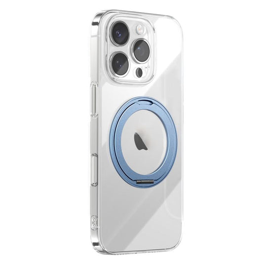 For iPhone 16 Pro JOYROOM JR-16JL6 Ultra-Thin Magnetic Phone Case with 360 Rotatable Ring(Blue) - iPhone 16 Pro Cases by JOYROOM | Online Shopping UK | buy2fix