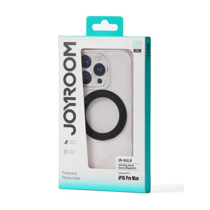 For iPhone 16 Pro JOYROOM JR-16JL6 Ultra-Thin Magnetic Phone Case with 360 Rotatable Ring(Black) - iPhone 16 Pro Cases by JOYROOM | Online Shopping UK | buy2fix