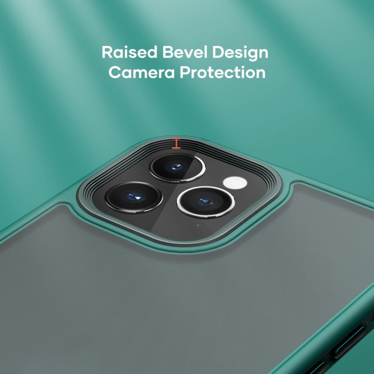 For iPhone 12 / 12 Pro ROCK TPU+PC Udun Pro Skin Shockproof Protection Case(Green) - iPhone 12 / 12 Pro Cases by ROCK | Online Shopping UK | buy2fix
