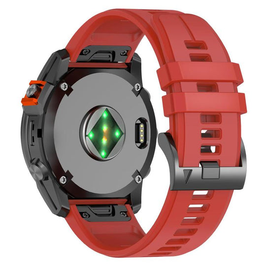 For Garmin 22mm Official Quick Release Silicone Watch Band(Red)