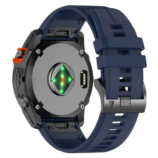 For Garmin 26mm Official Quick Release Silicone Watch Band(Dark Blue)