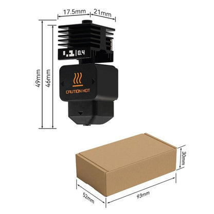 3D Printer Removable Nozzle Hot End For Bambu Lab H2D, Style:0.2mm Stainless Steel - Parts by buy2fix | Online Shopping UK | buy2fix